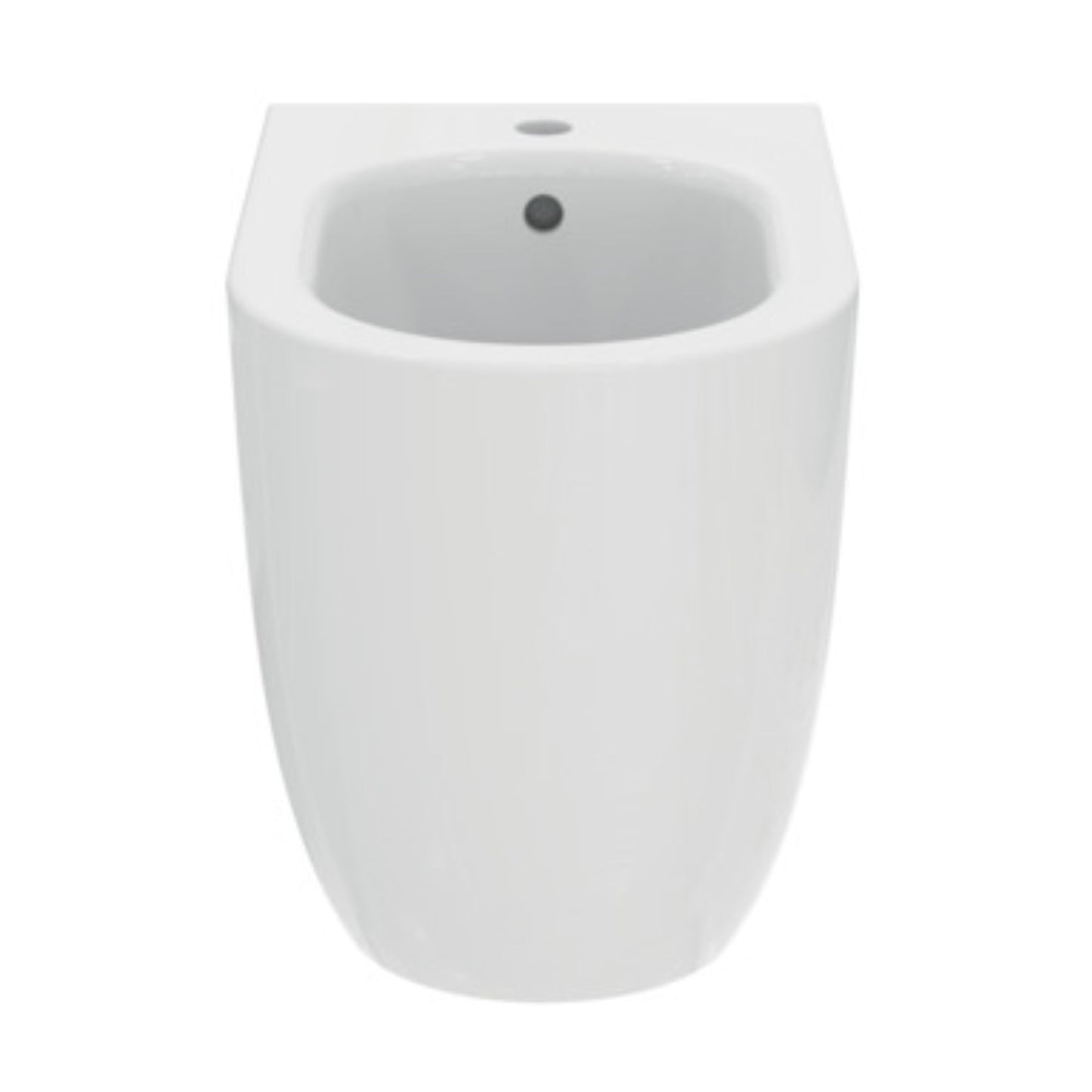 IDEAL STANDARD BLEND CURVE BIDET BIANCO a terra filo parete con fissaggi nascosti
