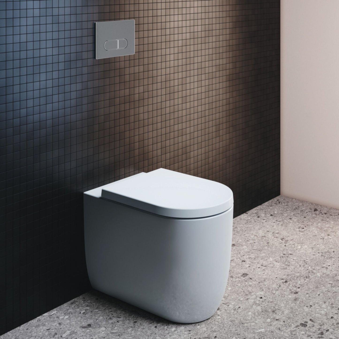 IDEAL STANDARD BLEND CURVE VASO BIANCO a terra universale filo parete AquaBlade