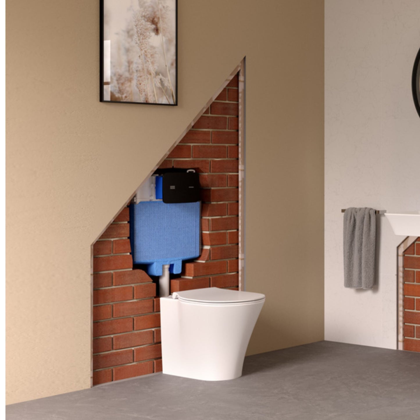 IDEAL STANDARD PROSYS 80 CASSETTA di SCARICO INCASSO portata 6 Litri