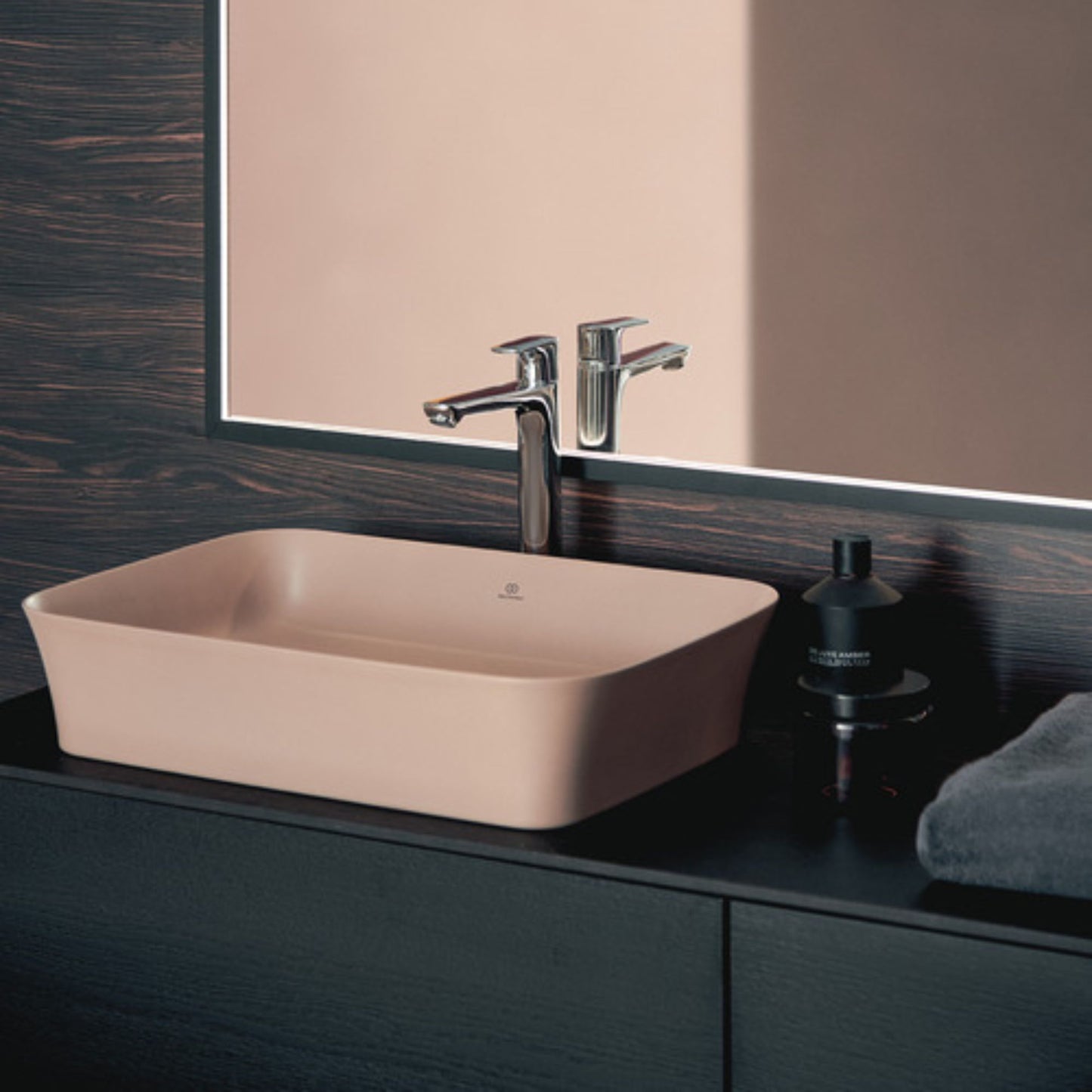 IDEAL STANDARD CONNECT AIR MISCELATORE LAVABO CROMATO monocomando da appoggio su piano