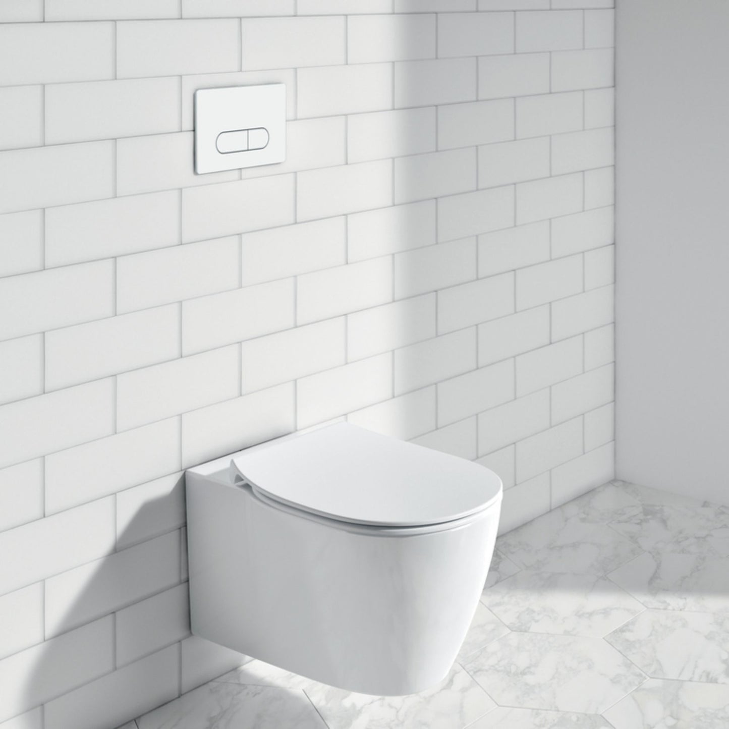 IDEAL STANDARD CONNECT VASO BIANCO SOSPESO AQUABLADE wc water bagno
