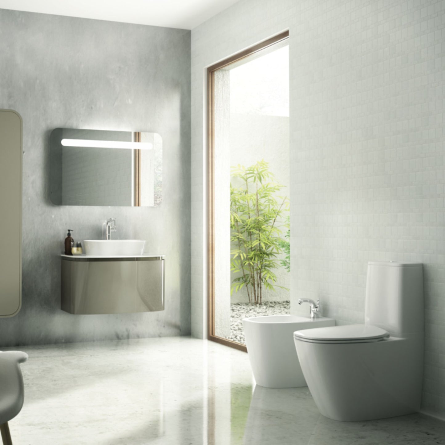 IDEAL STANDARD DEA BIDET BIANCO installazione a a terra filo parete