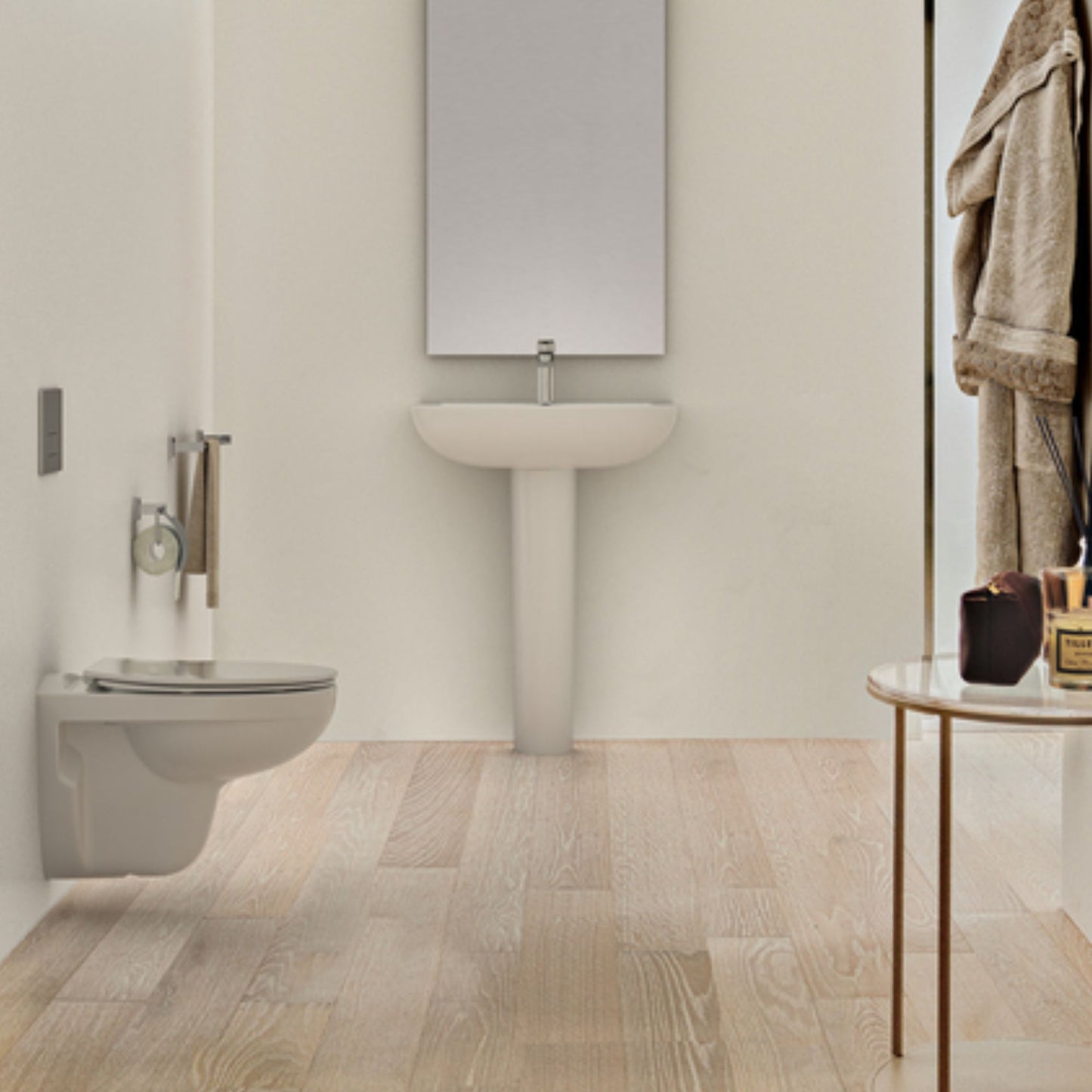 IDEAL STANDARD EUROVIT COLONNA BIANCA per lavabi e lavandini
