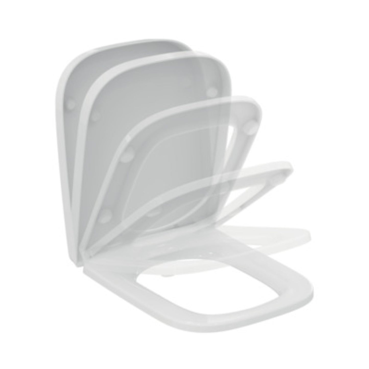 IDEAL STANDARD I.LIFE A SEDILE AVVOLGENTE BIANCO a chiusura rallentata per water wc