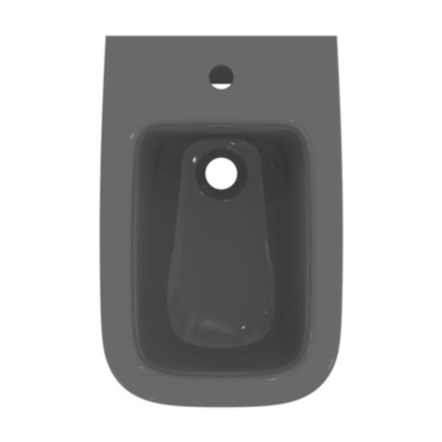 IDEAL STANDARD I.LIFE B BIDET GRIGIO LUCIDO A TERRA filo parete sanitari per bagno