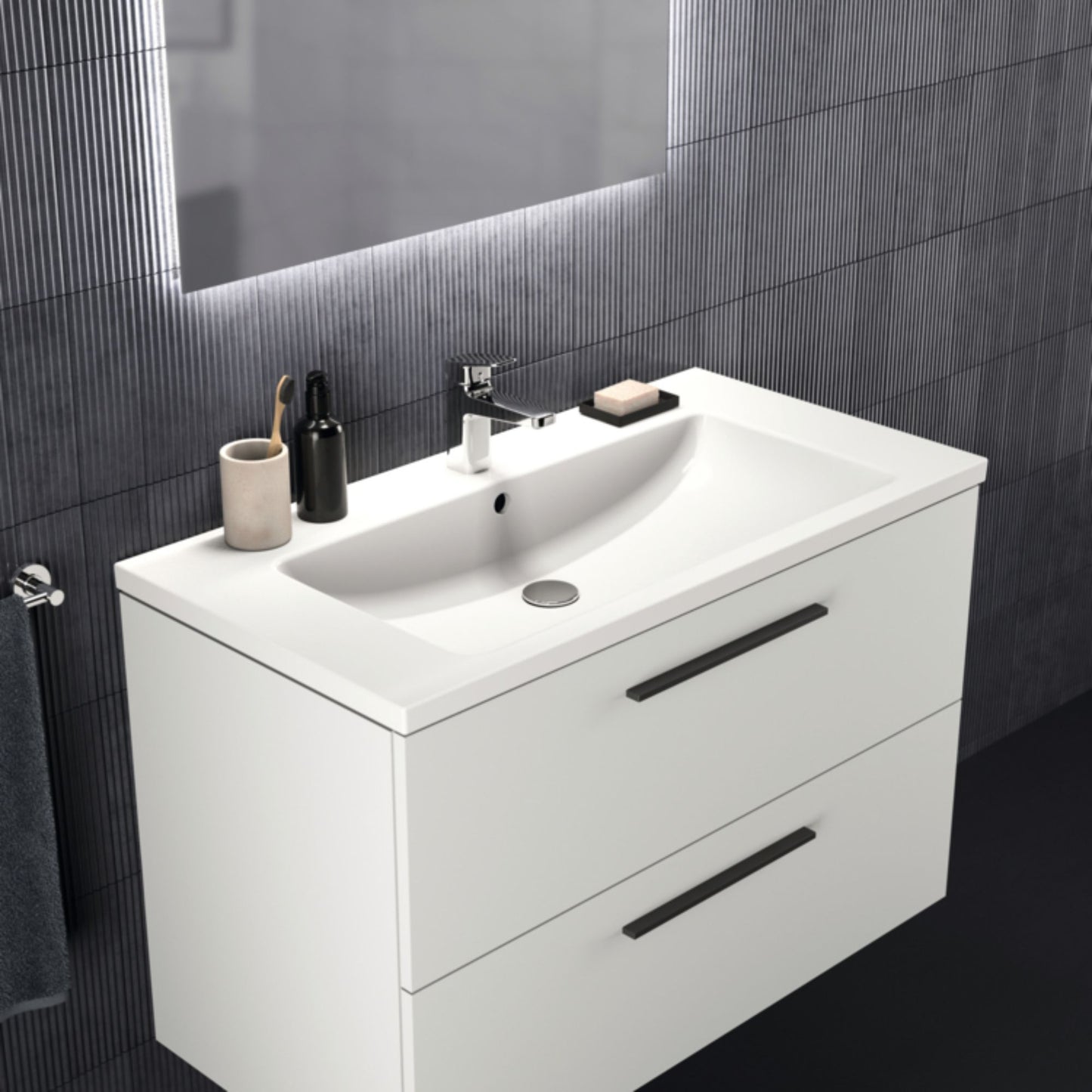 IDEAL STANDARD I.LIFE B LAVABO TOP BIANCO da 1010mm Lavandino bagno con foro centrale