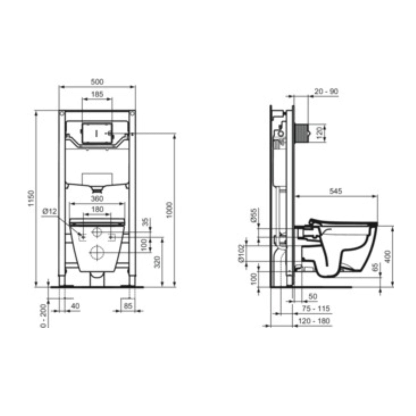 IDEAL STANDARD I.LIFE B SEDILE SLIM BIANCO per vaso wc A CHIUSURA RALLENTATA water bagno