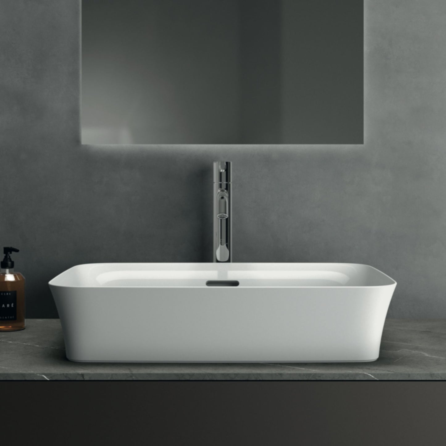 IDEAL STANDARD IPALYSS LAVABO ULTRASOTTILE RETTANGOLARE BIANCO 550x380mm