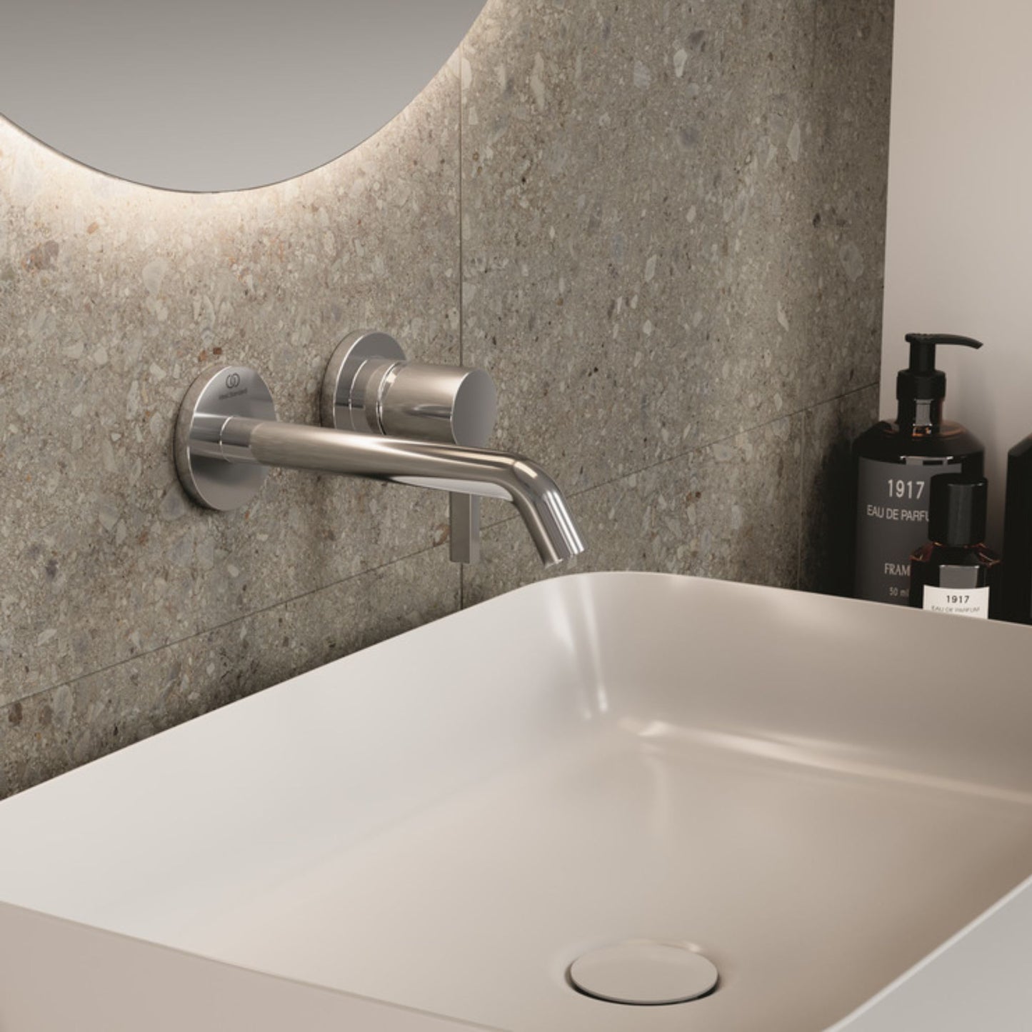 IDEAL STANDARD JOY MISCELATORE LAVABI MONOCOMANDO CROMATO A PARETE rubinetto per lavandini