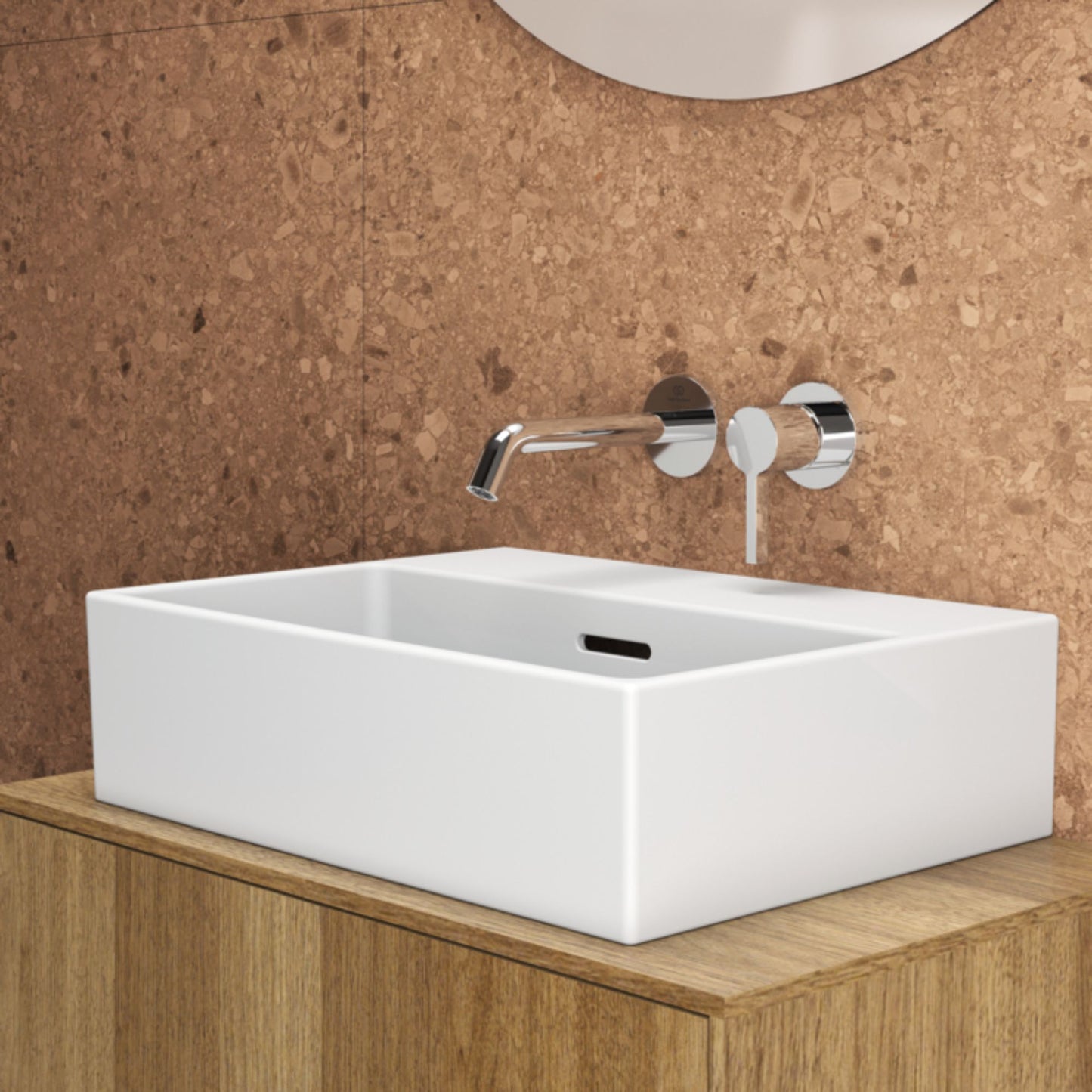 IDEAL STANDARD JOY MISCELATORE LAVABI MONOCOMANDO CROMATO A PARETE rubinetto per lavandini
