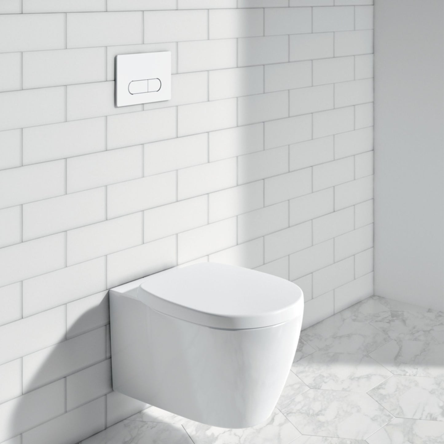 IDEAL STANDARD OLEAS PLACCA DI COMANDO M1 BIANCO per azionamento risciacquo cassette Prosys
