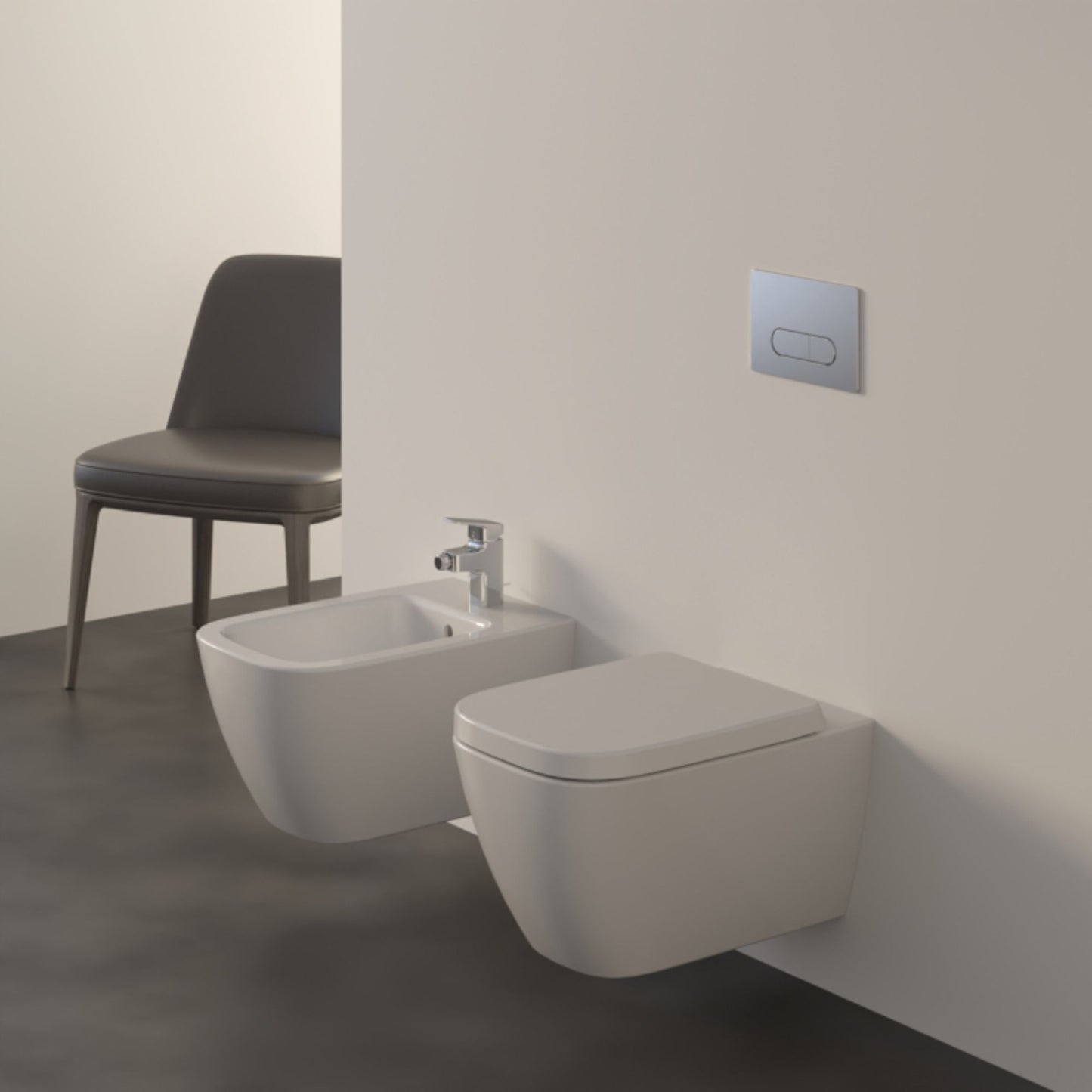 IDEAL STANDARD OLEAS PLACCA DI COMANDO M1 CROMATO per azionamento risciacquo cassette Prosys