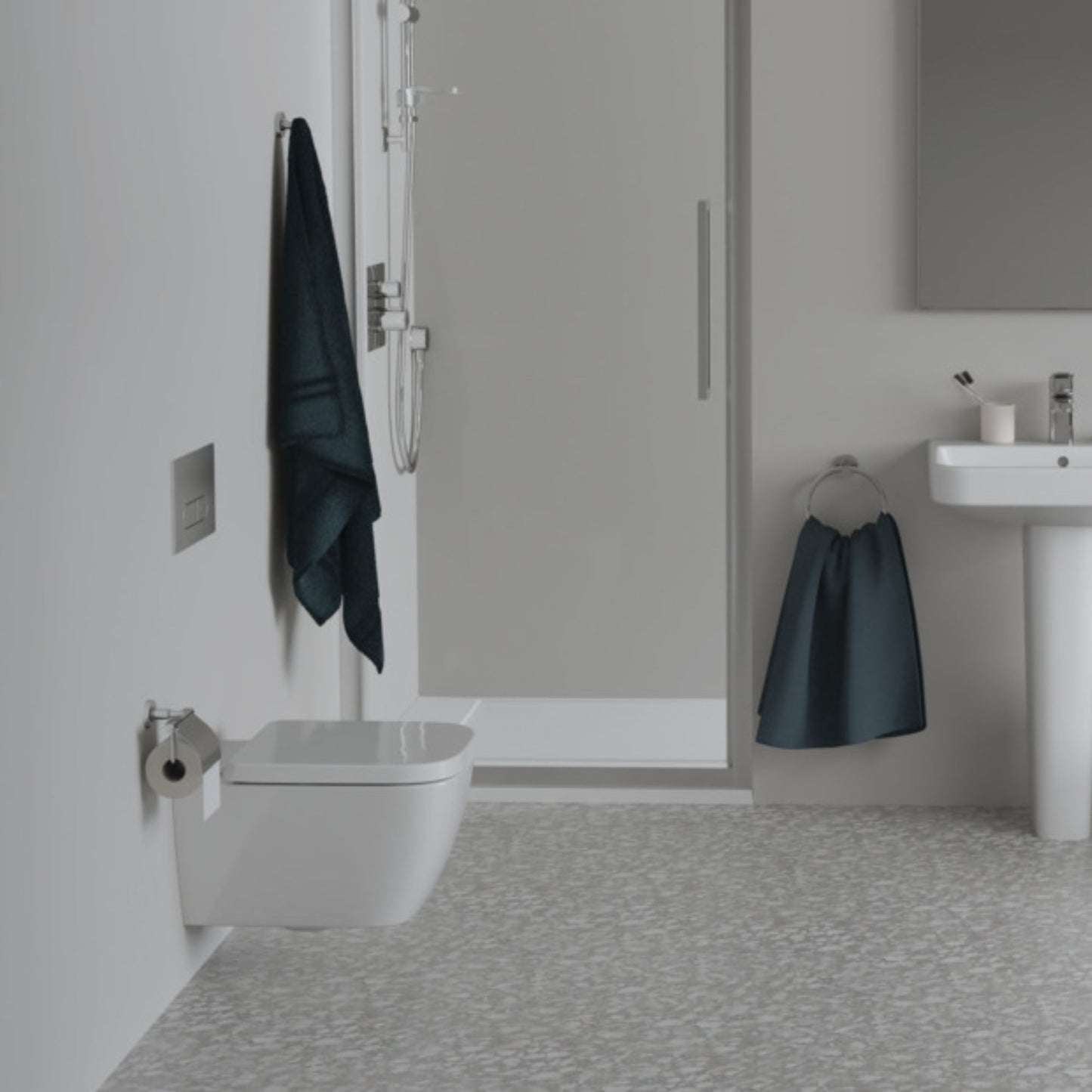 IDEAL STANDARD OLEAS PLACCA DI COMANDO M1 CROMATO per azionamento risciacquo cassette Prosys