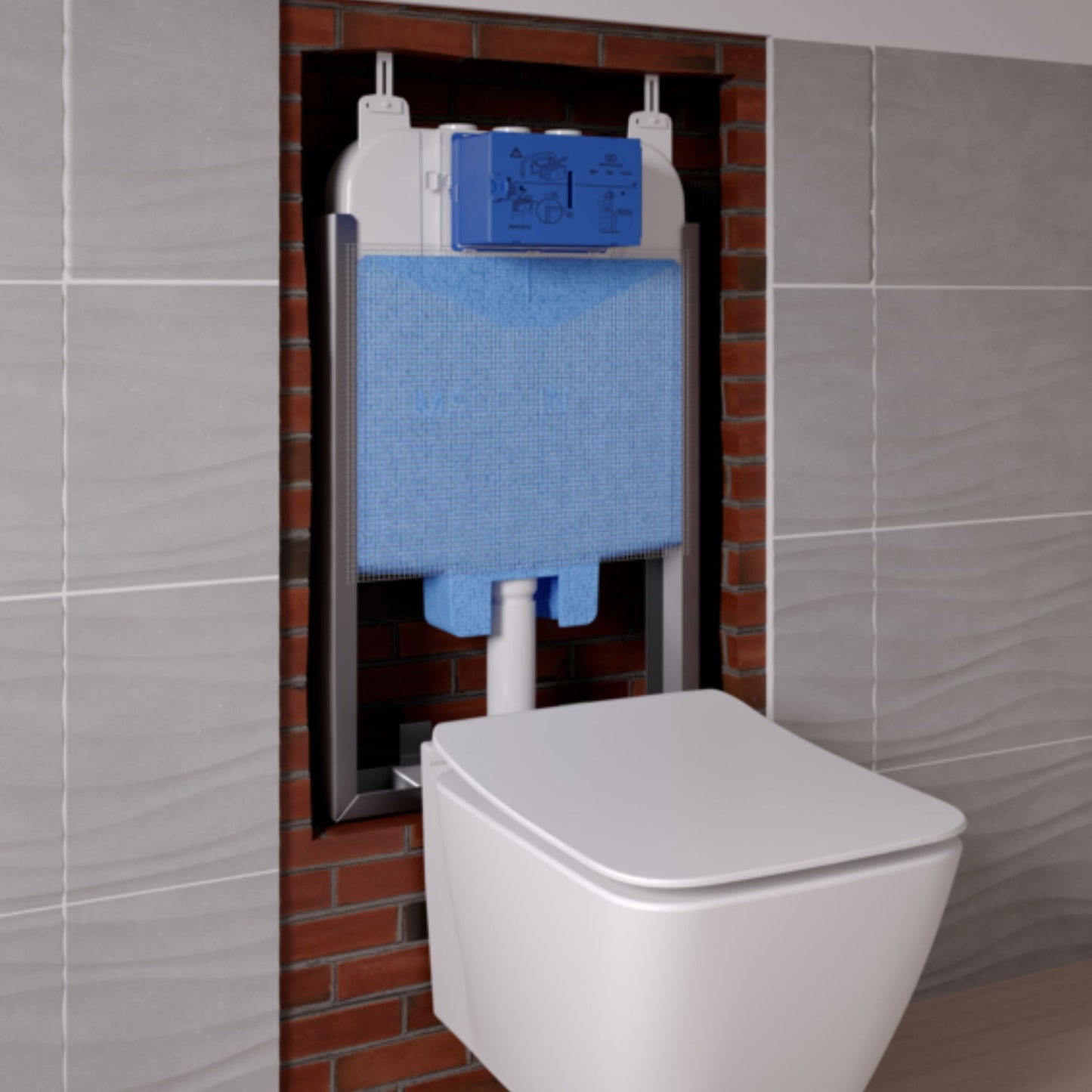 IDEAL STANDARD PROSYS 80 CASSETTA SCARICO INCASSO portata 6 Litri per wc water