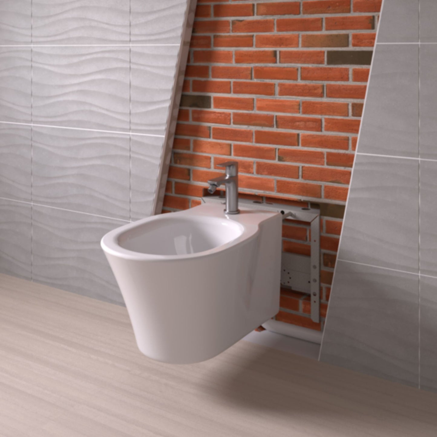 IDEAL STANDARD PROSYS STRUTTURA AD INCASSO PER BIDET SOSPESO