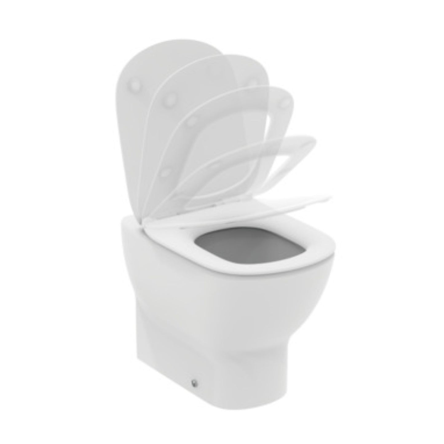 IDEAL STANDARD TESI VASO BIANCO SETA A TERRA ACQUABLADE water wc filoparete universale