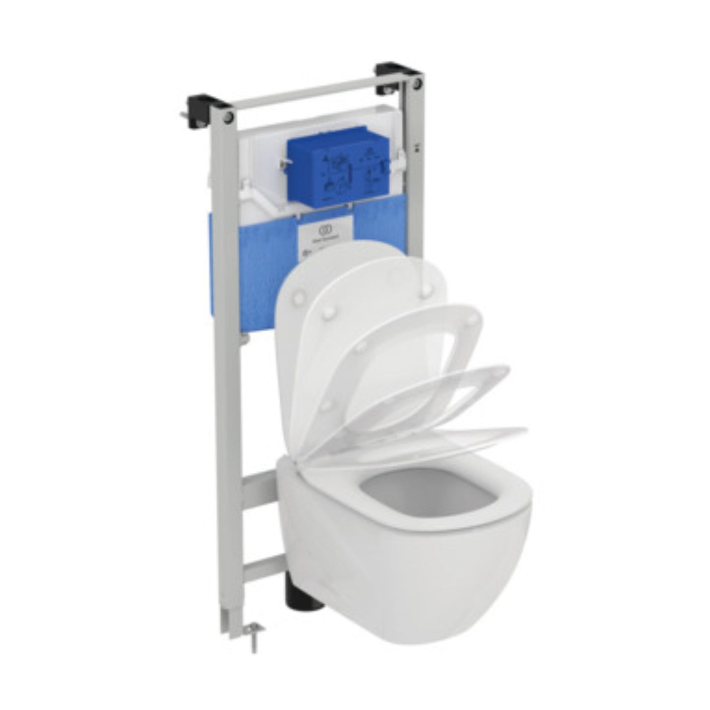 IDEAL STANDARD TESI VASO SOSPESO BIANCO ACQUABLADE water wc con fissaggi nascosti