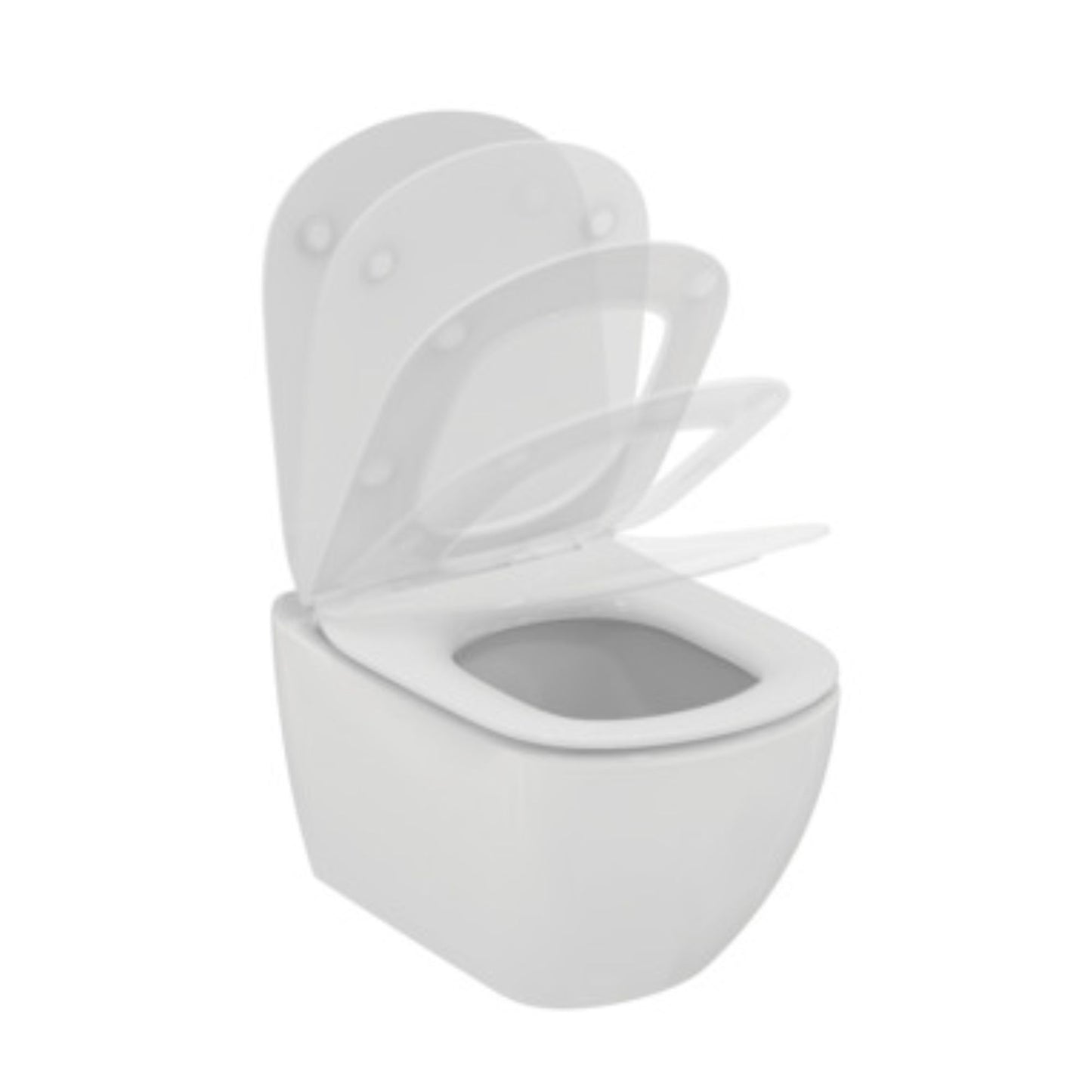 IDEAL STANDARD TESI VASO SOSPESO BIANCO ACQUABLADE water wc con fissaggi nascosti