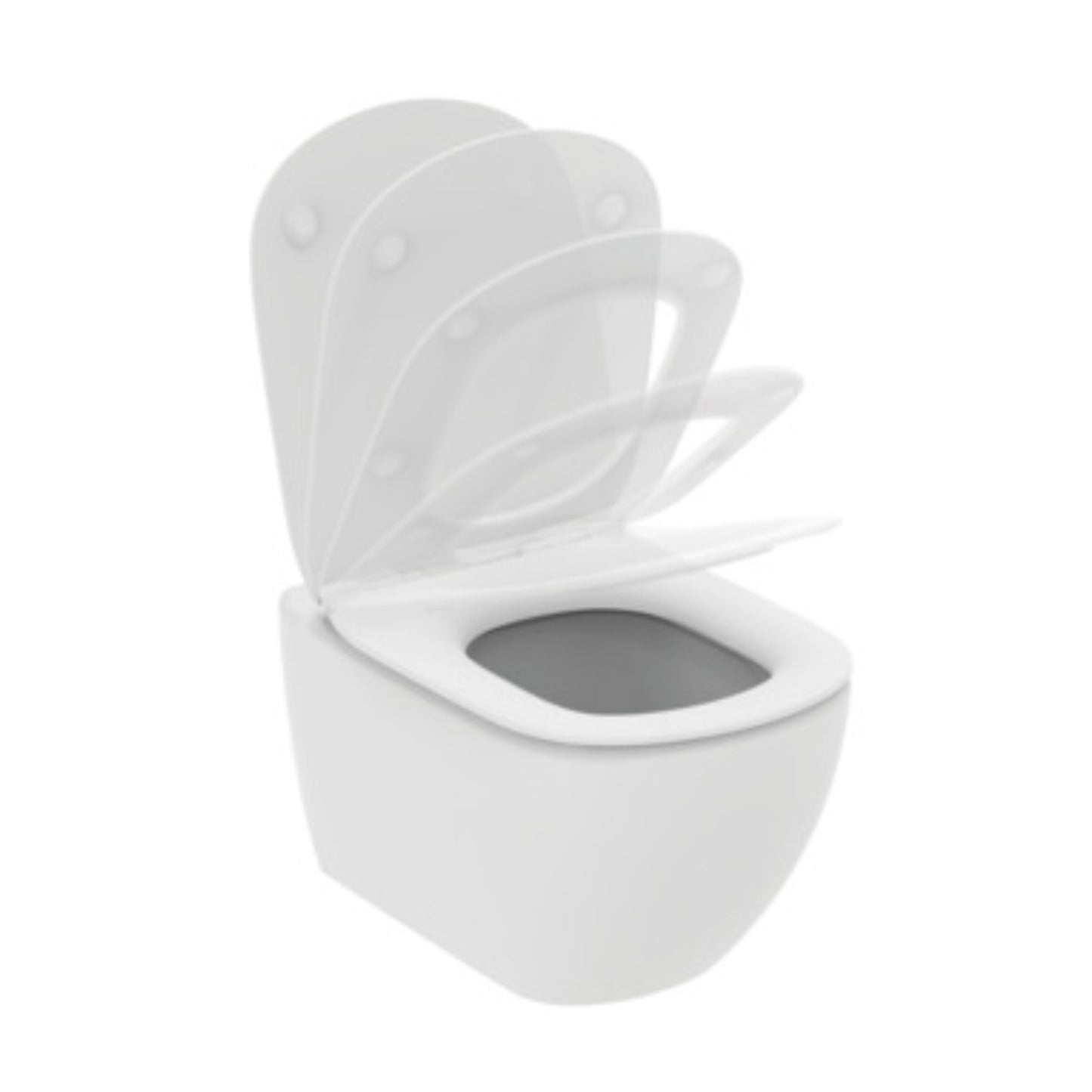 IDEAL STANDARD TESI VASO SOSPESO BIANCO SETA AQUABLADE wc water bagno