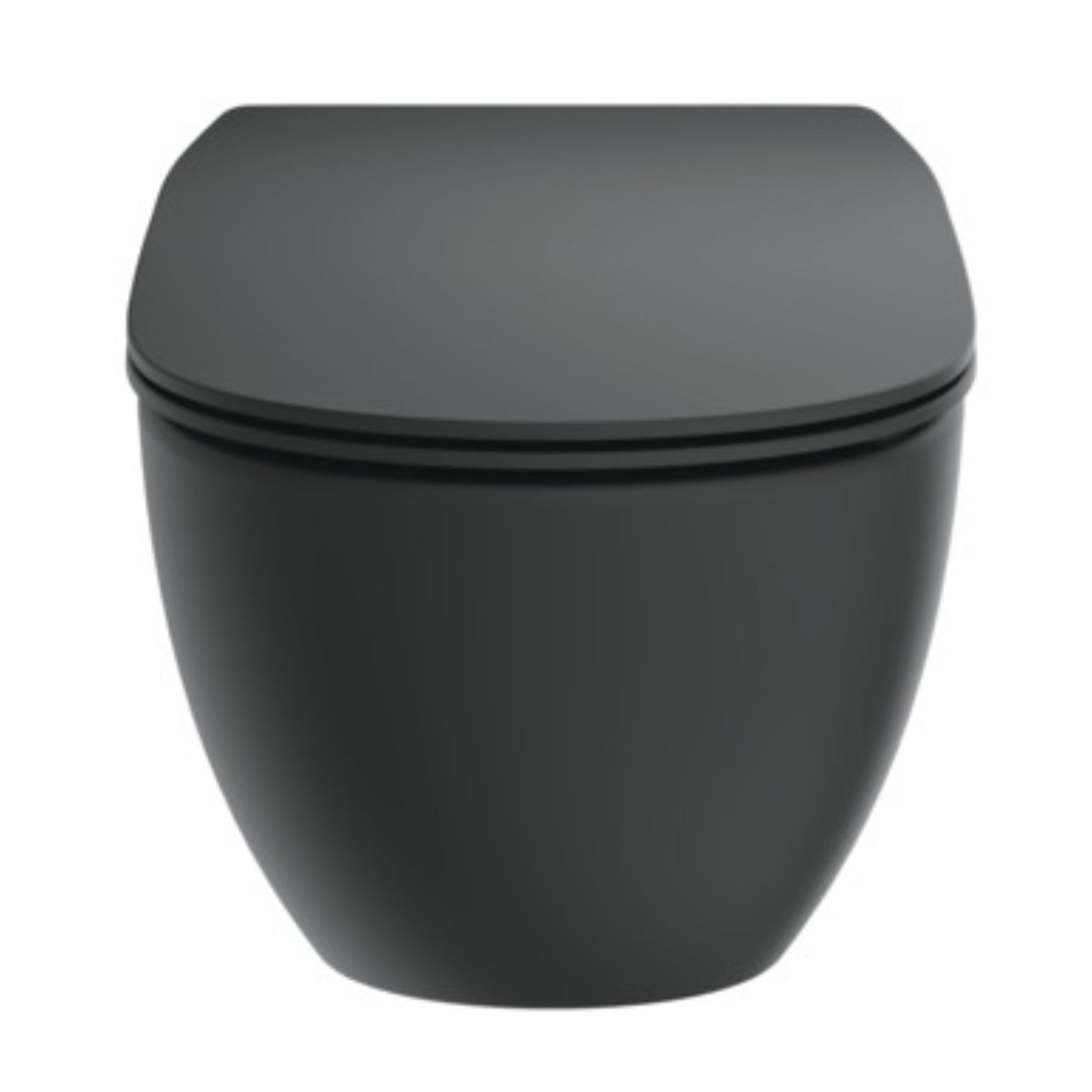 IDEAL STANDARD TESI VASO SOSPESO NERO OPACO AQUABLADE wc water bagno