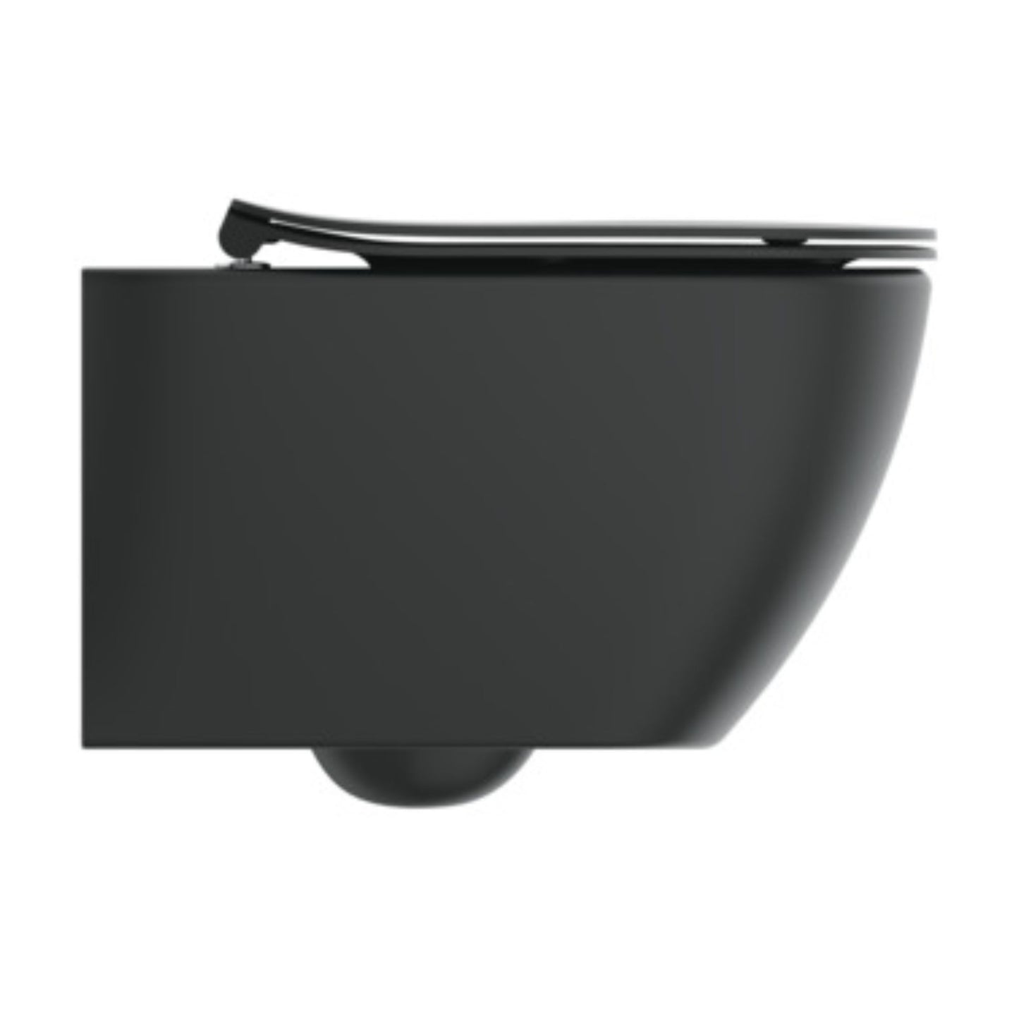 IDEAL STANDARD TESI VASO SOSPESO NERO OPACO AQUABLADE wc water bagno