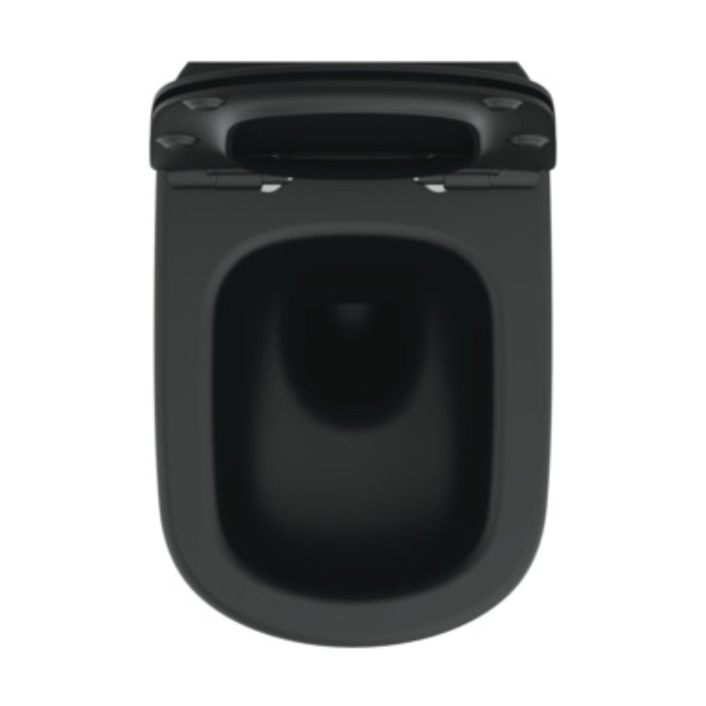 IDEAL STANDARD TESI VASO SOSPESO NERO OPACO AQUABLADE wc water bagno