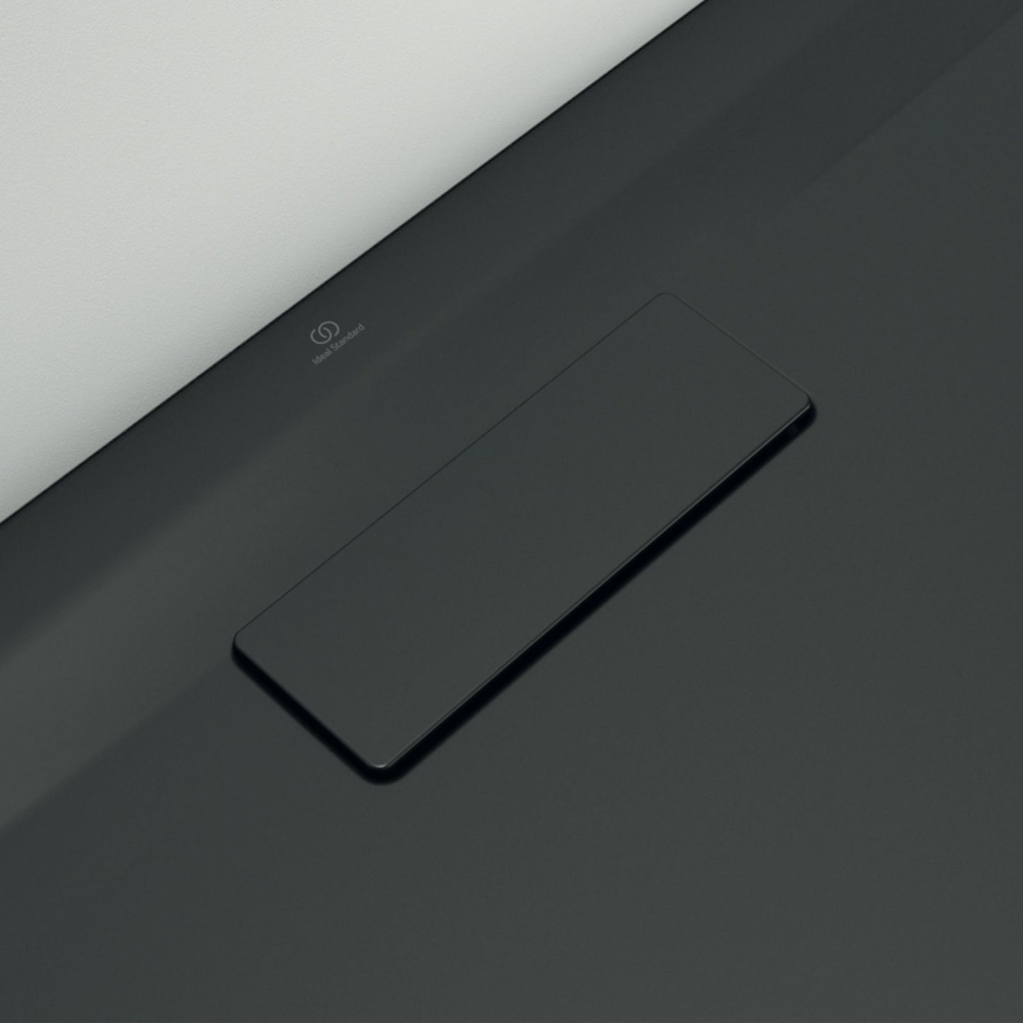 IDEAL STANDARD ULTRAFLAT NEW PILETTA NERO OPACO RETTANGOLARE ispezionabile bagno doccia