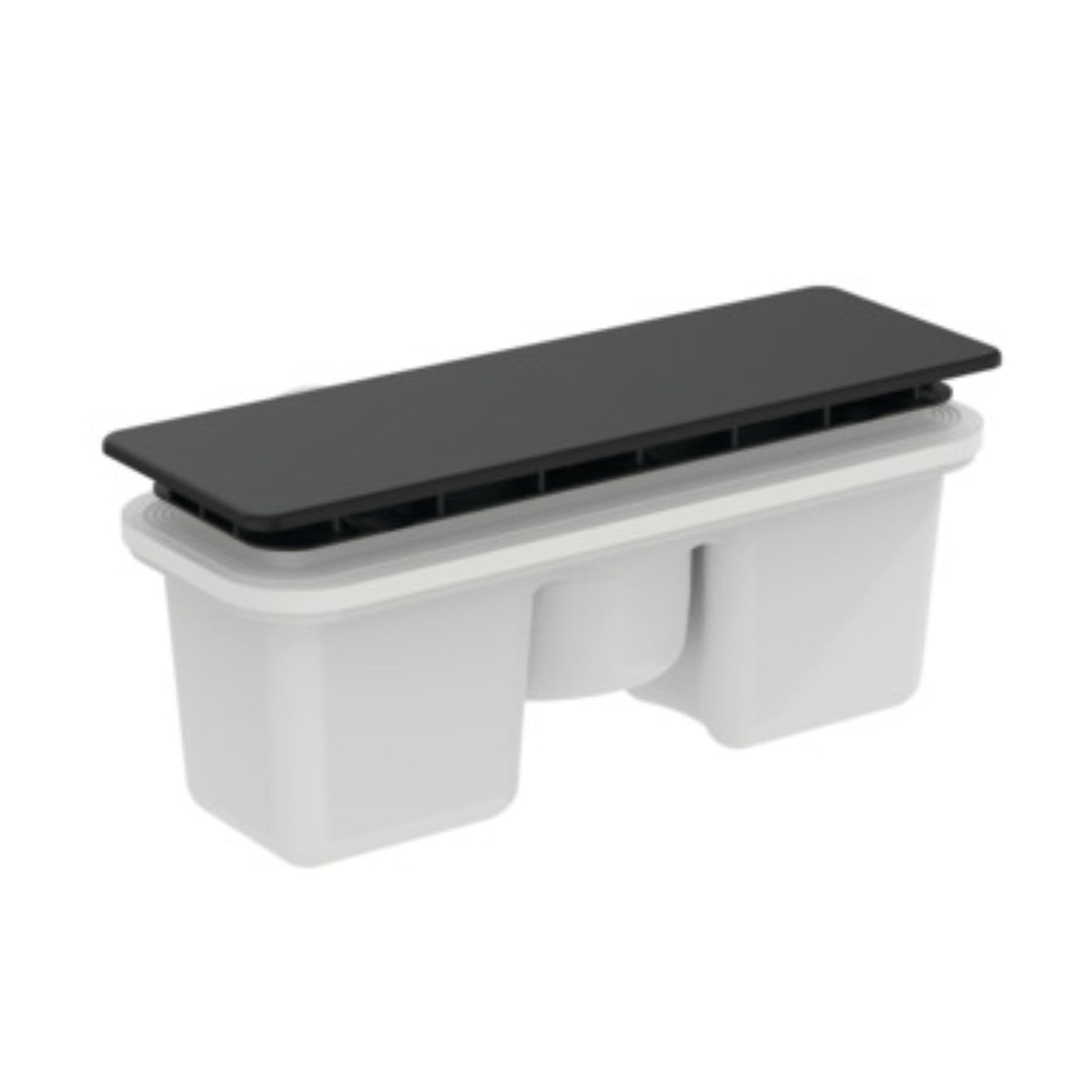 IDEAL STANDARD ULTRAFLAT NEW PILETTA NERO OPACO RETTANGOLARE ispezionabile bagno doccia