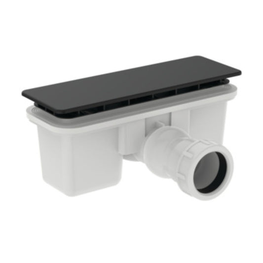 IDEAL STANDARD ULTRAFLAT NEW PILETTA NERO OPACO RETTANGOLARE ispezionabile bagno doccia