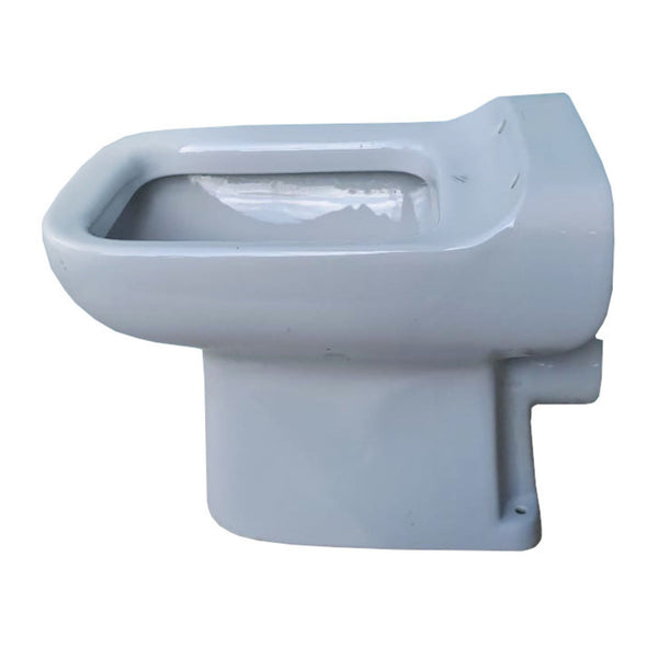 Ideal Standard WC Conca a pavimento colore AZZURRO SUSSURRATO, ceramica sanitaria 34x42 cm, stile vintage per bagno classico o retrò, design senza tempo
