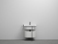 # LAVABO CON MOBILE CONTENITORE KYROS - CIELO sanitari in ceramica dal design innovativo Made in Italy