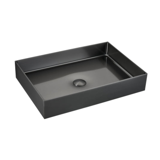 LAVABO FOYER SQUARE in acciaio inox PVD+Nano - CIPÍ lavandino 3 mm di spessore, eleganza e perfezione senza saldature