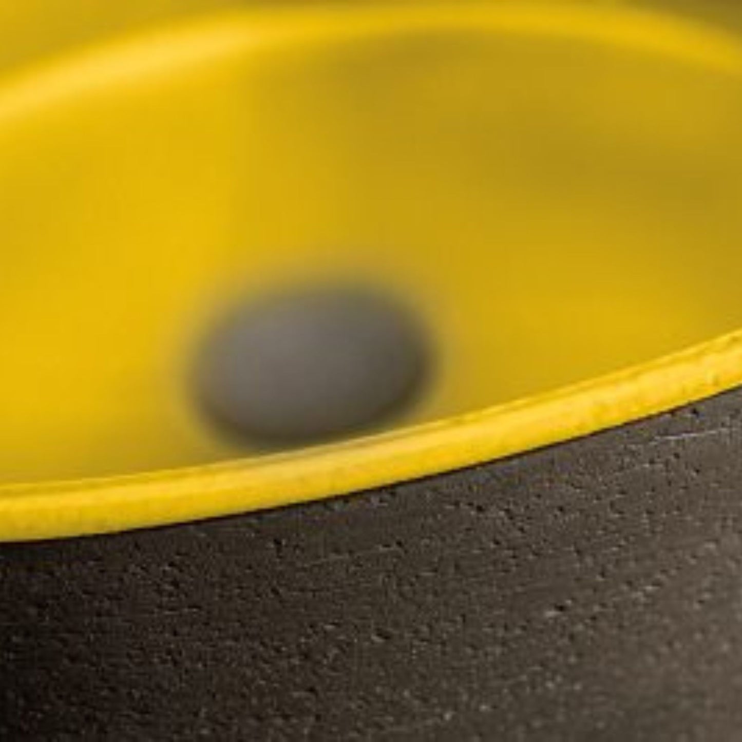 LAVABO INDEX TINTA in argilla refrattaria - CIPÍ smalto lucido, lavorazione artigianale Made in Italy