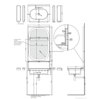 # LAVABO OVALE CON SPECCHIO ELLE - CIELO design contemporaneo, artigianalità italiana e funzionalità