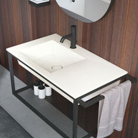 # LAVABO SOSPESO ERA 45 con BACINO SINISTRO - CIELO in ceramica dal design compatto e moderno