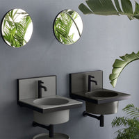# LAVABO TONDA ELLE - CIELO elegante forma rotonda dal design contemporaneo Made in Italy