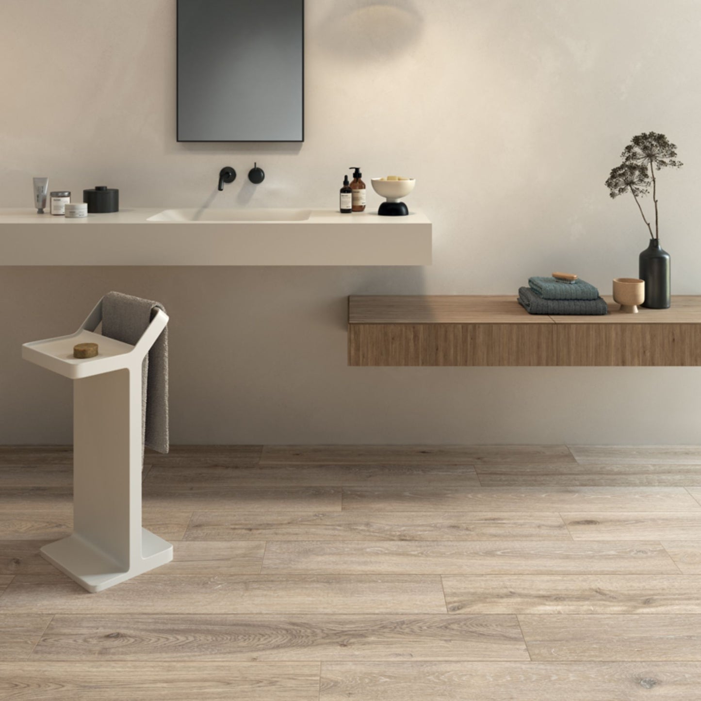 BIO ATTITUDE ALMOND 20x120mm rettangolare 9mm - LEA CERAMICHE piastrella effetto legno