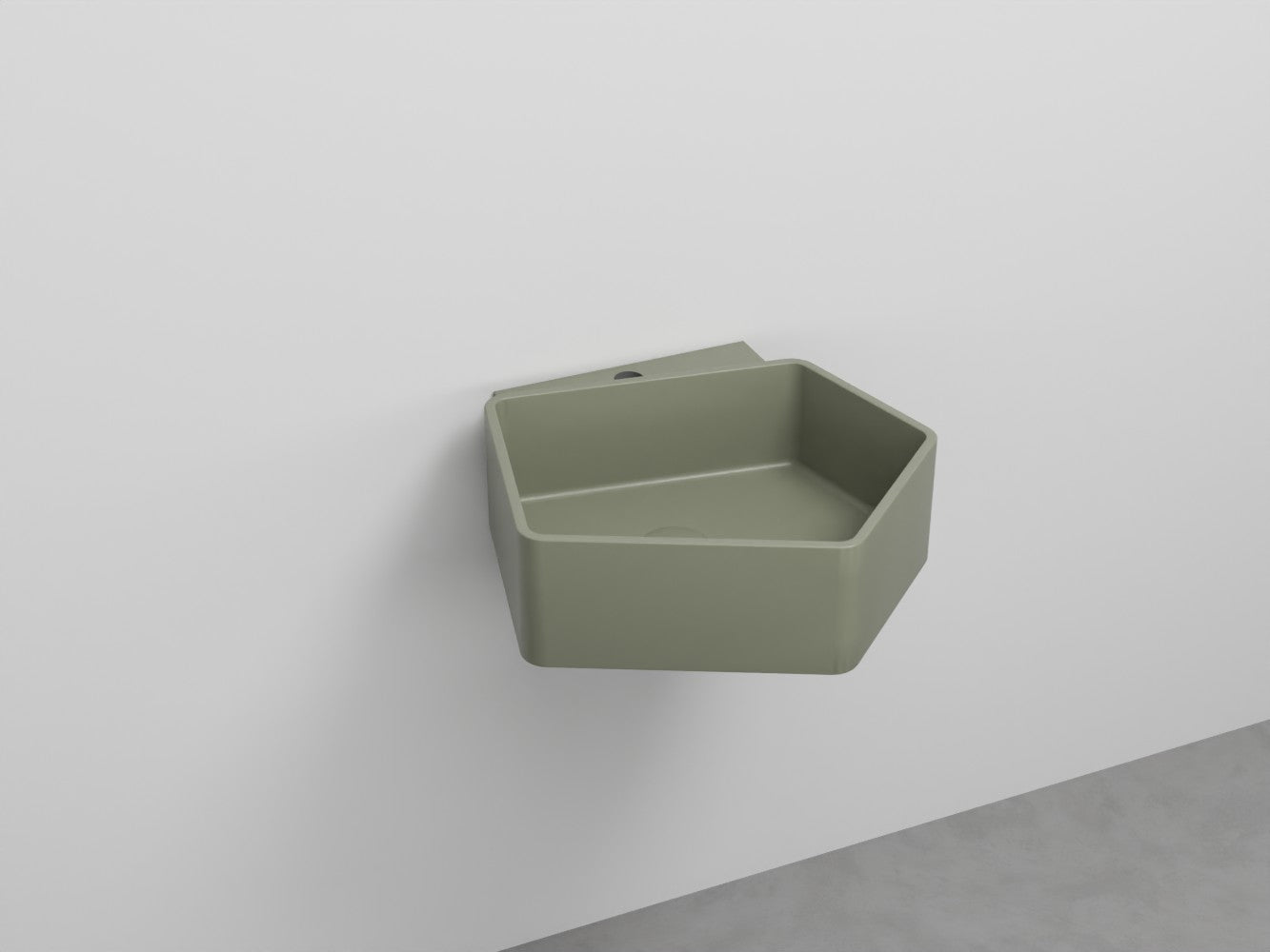 # LAVABO SOSPESO KANTO MONOFORO da 50cm - CIELO in ceramica compatto ed elegante per bagni moderni Made in Italy