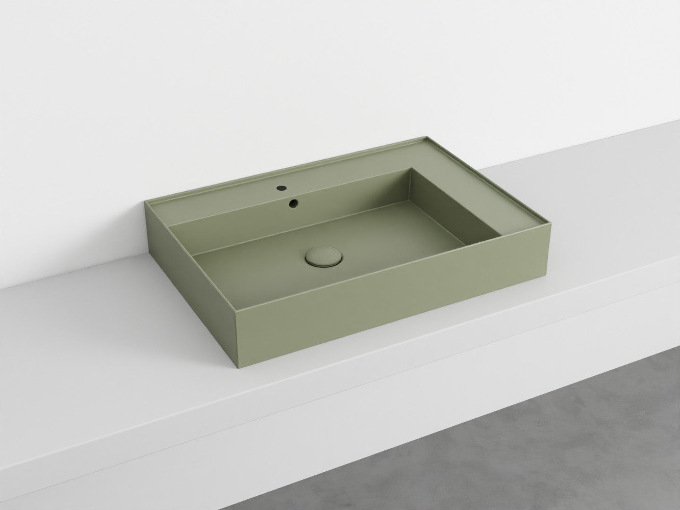 # LAVABO RETTANGOLARE da APPOGGIO 70 ENJOY - CIELO lavandino da appoggio per bagno