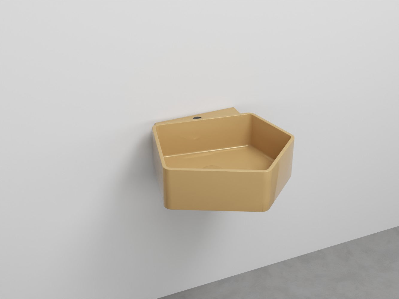 # LAVABO SOSPESO KANTO MONOFORO da 50cm - CIELO in ceramica compatto ed elegante per bagni moderni Made in Italy