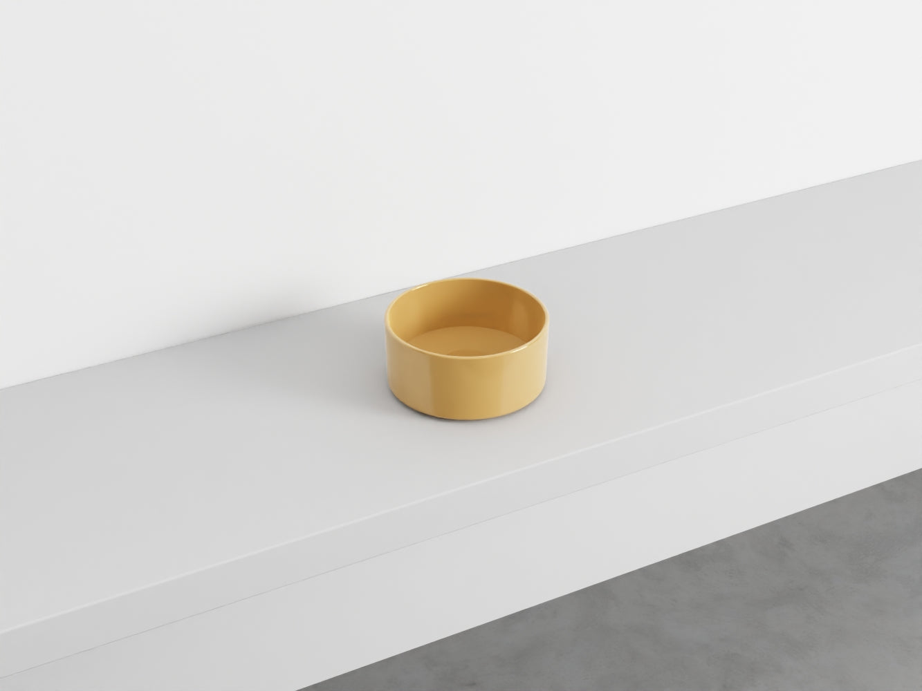 # LAVABO TONDO DA APPOGGIO MINIMO - CIELO lavandino in ceramica da appoggio per bagno