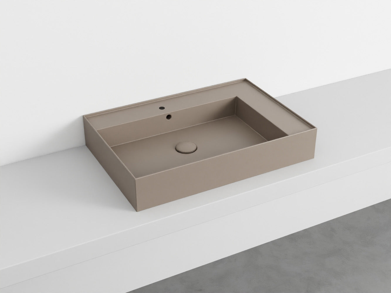 # LAVABO RETTANGOLARE da APPOGGIO 70 ENJOY - CIELO lavandino da appoggio per bagno