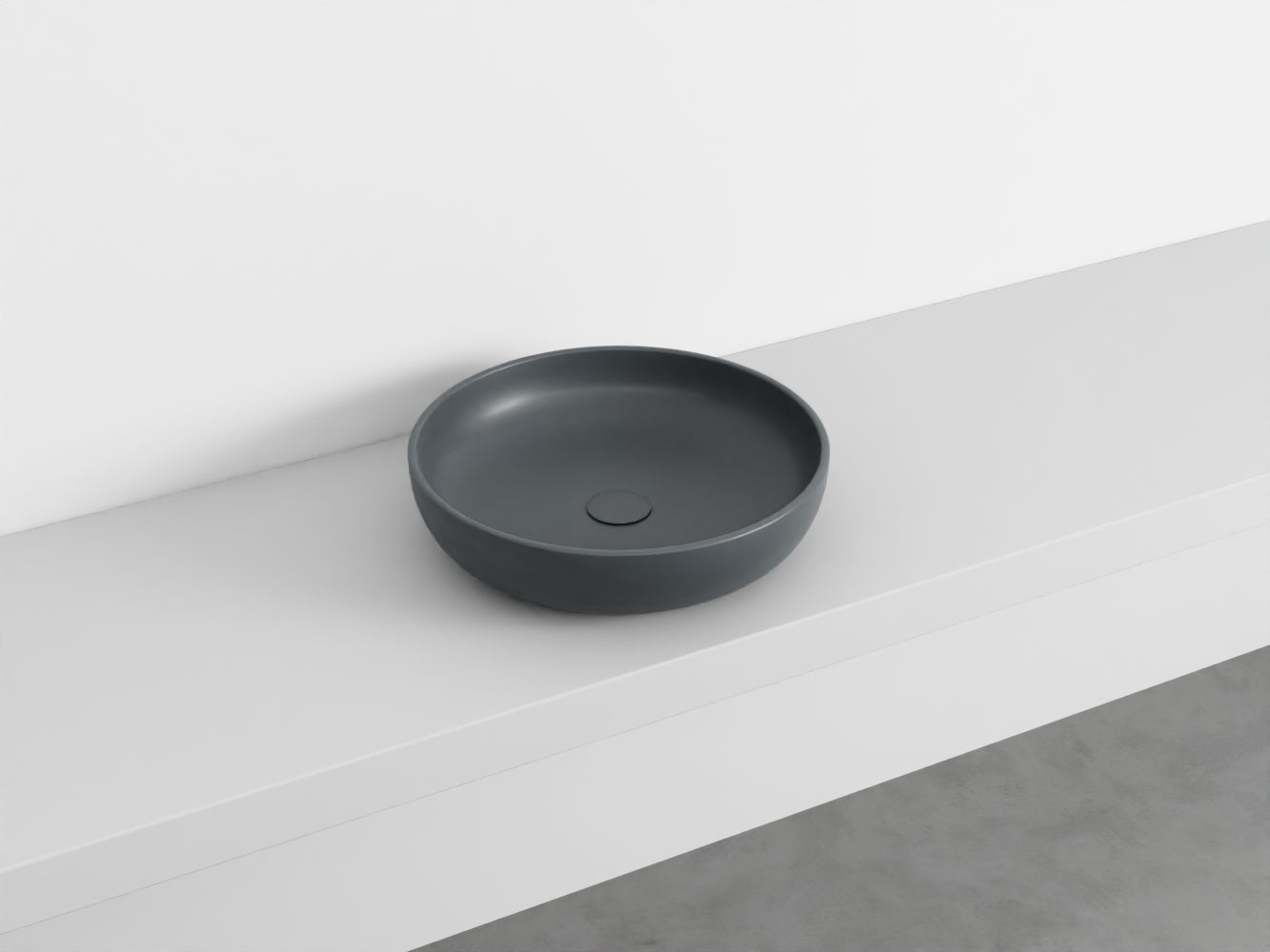# LAVABO da APPOGGIO SHUI Ø45 - CIELO bacinella in ceramica per bagno moderno