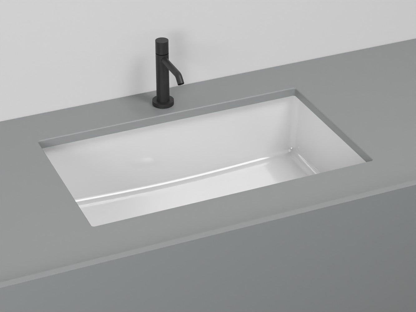 # LAVABO SOTTOPIANO FILO - CIELO lavandino in ceramica dall'installazione sottopiano Made in Italy