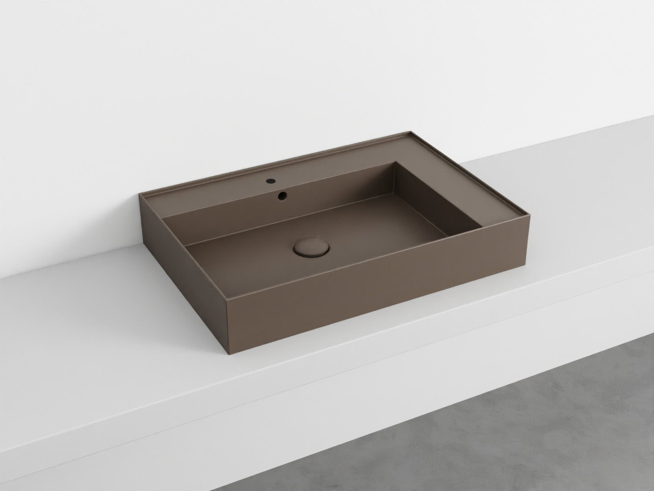 # LAVABO RETTANGOLARE da APPOGGIO 70 ENJOY - CIELO lavandino da appoggio per bagno
