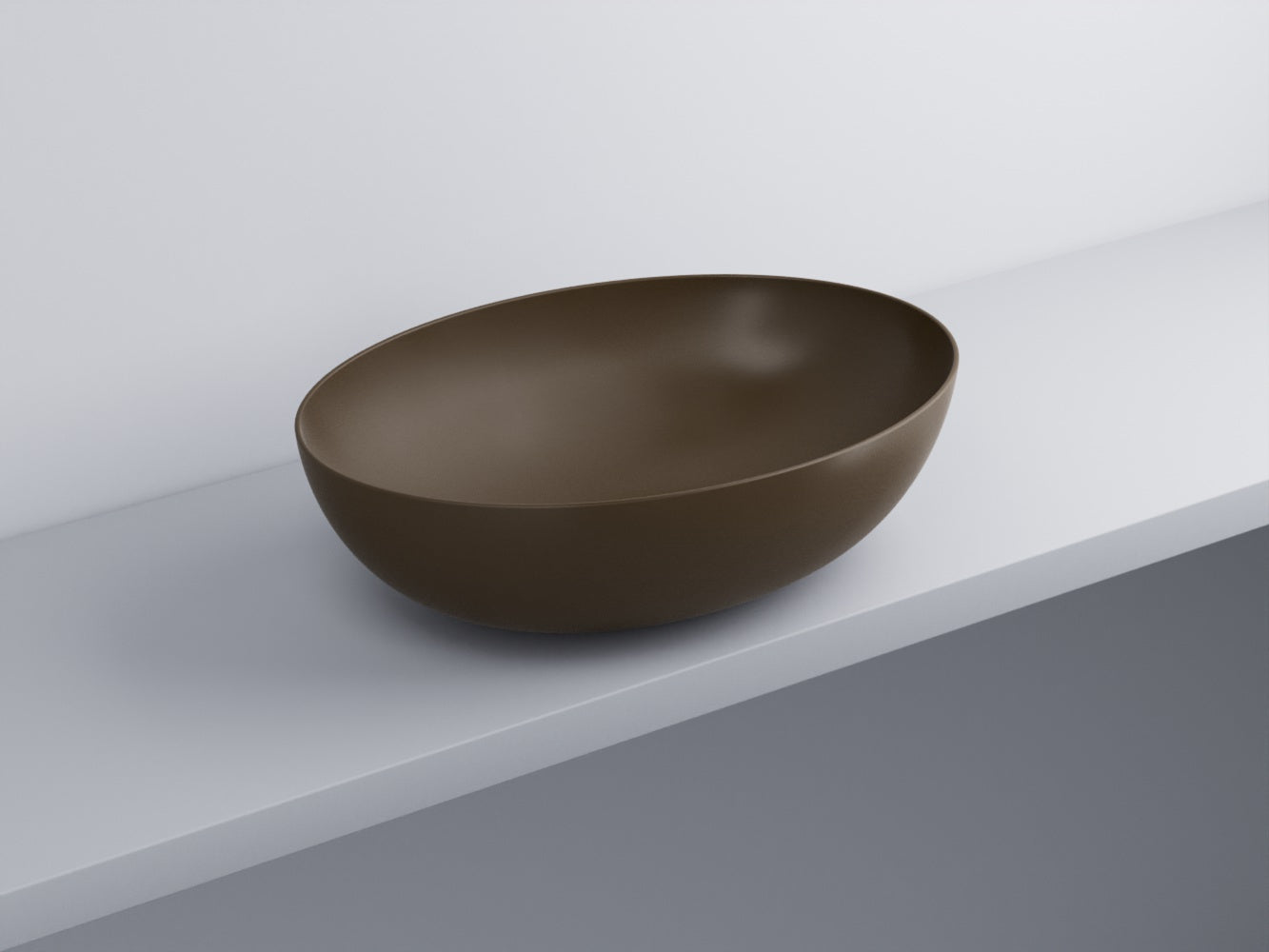 # BACINELLA DA APPOGGIO ECO da 62cm - CIELO proposta moderna e compatta per ambienti bagno dinamici e raffinati