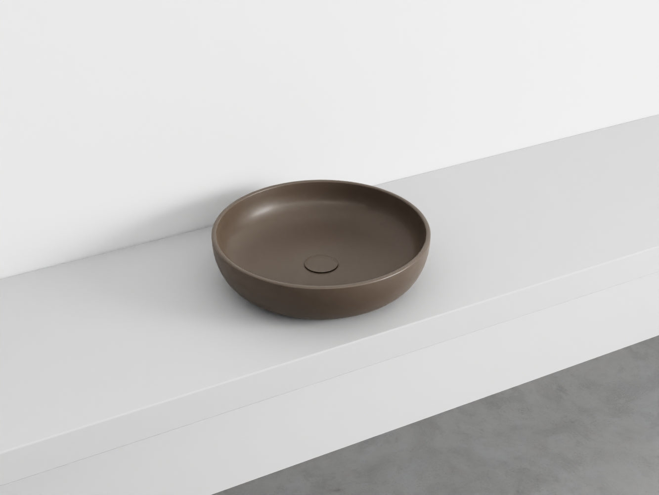 # LAVABO da APPOGGIO SHUI Ø45 - CIELO bacinella in ceramica per bagno moderno
