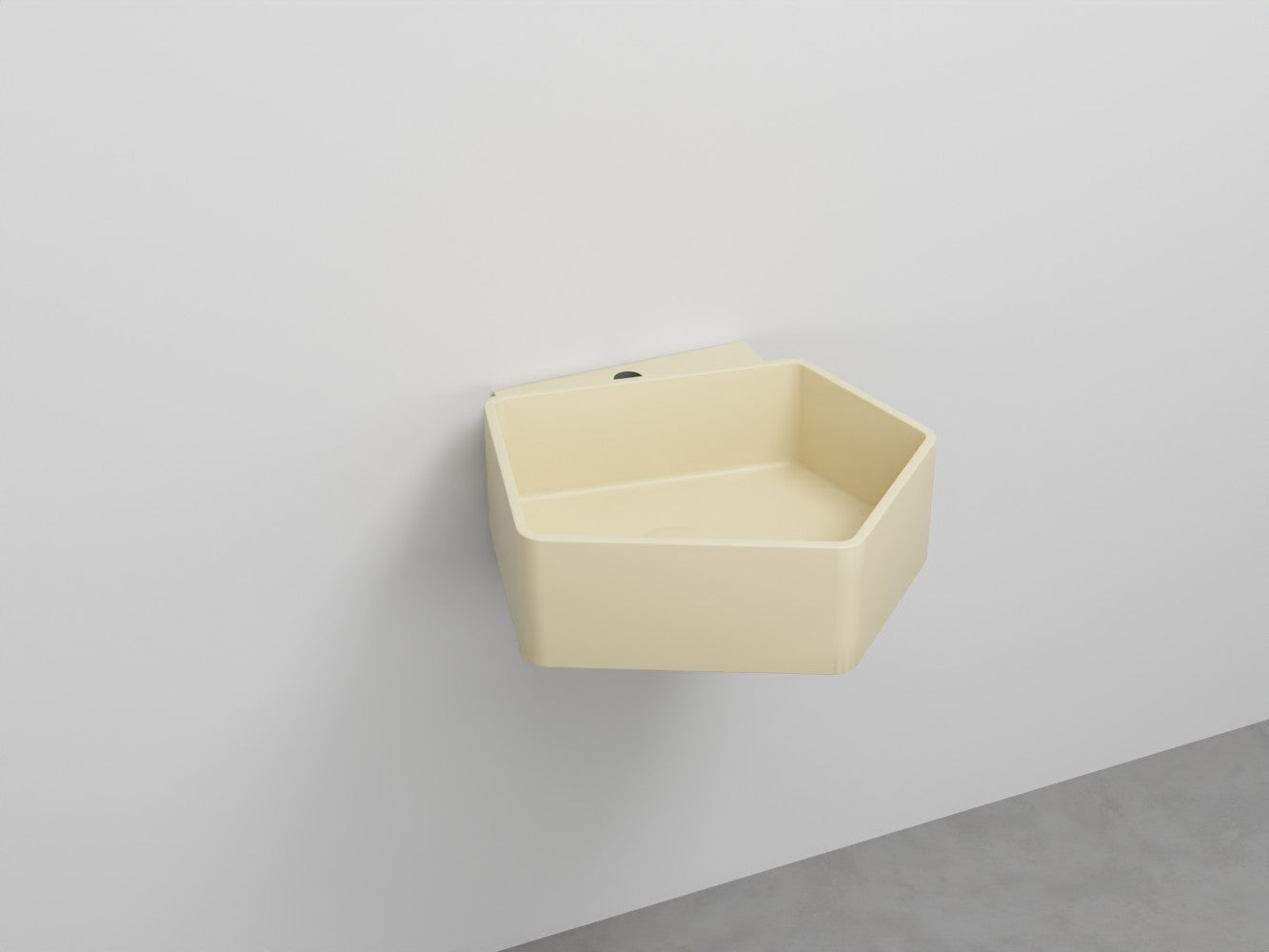 # LAVABO SOSPESO KANTO MONOFORO da 50cm - CIELO in ceramica compatto ed elegante per bagni moderni Made in Italy
