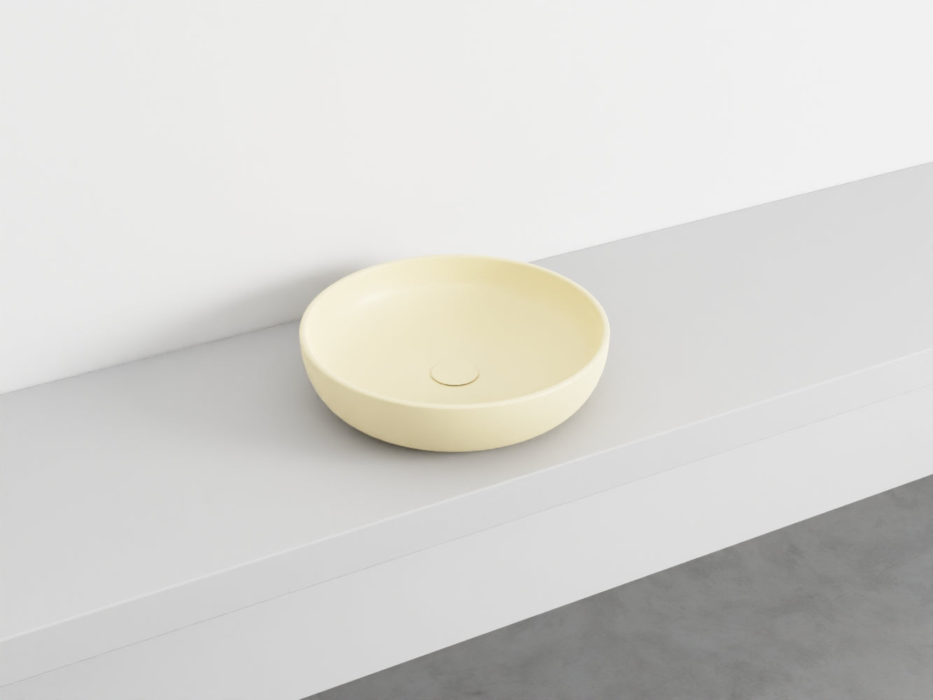 # LAVABO da APPOGGIO SHUI Ø45 - CIELO bacinella in ceramica per bagno moderno