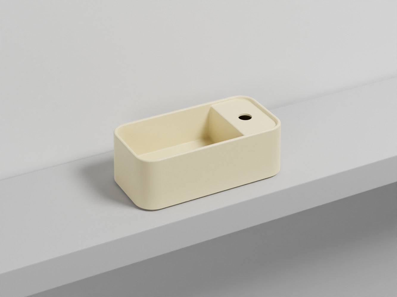 # LES PETITES RETTANGOLARE MONOFORO - CIELO lavandino compatto per bagno stretto